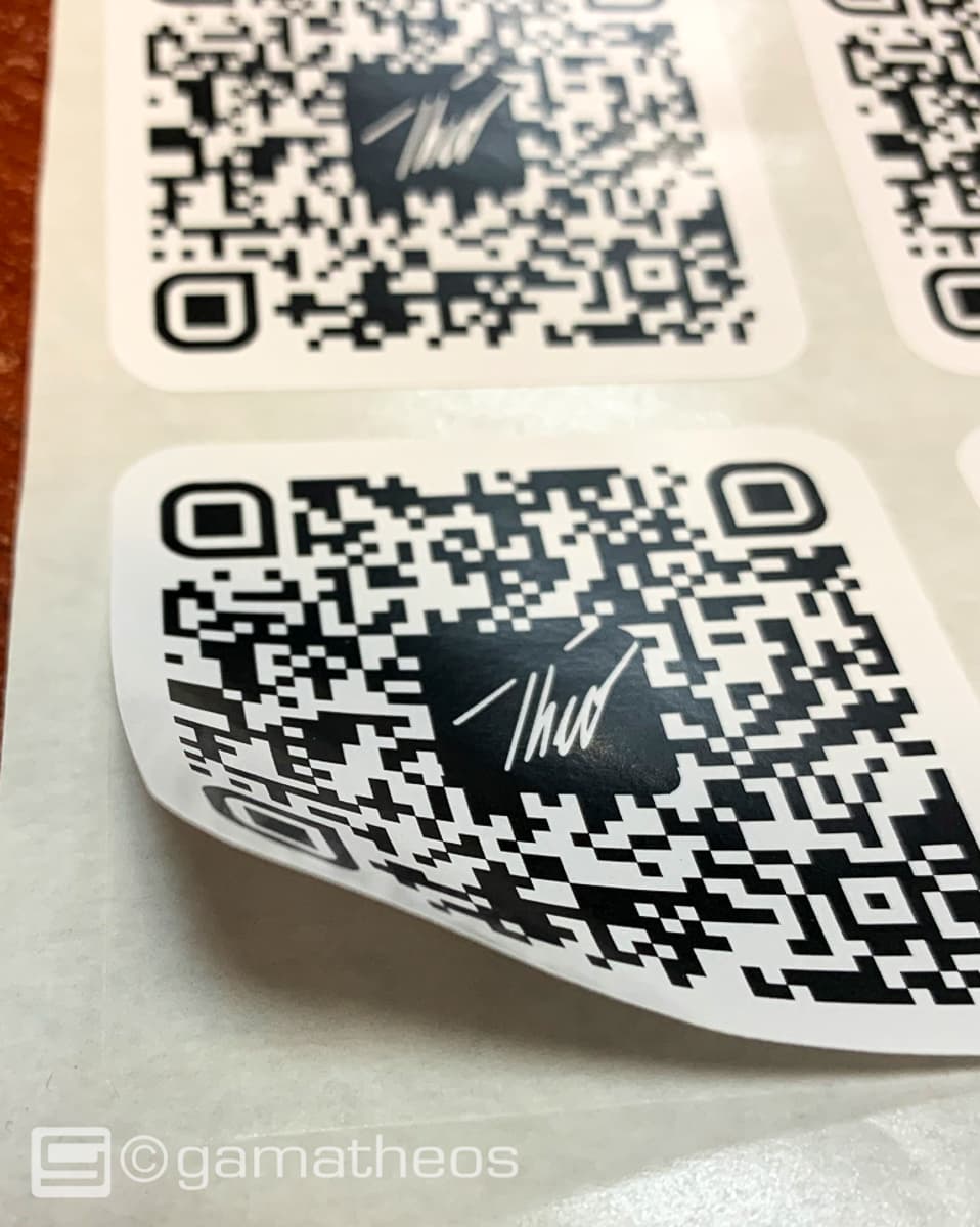 Sticker-rectangular
